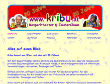 Tablet Screenshot of kribu.at